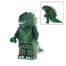 Godzilla Green Kaiju Lego Minifigures Custom Toys