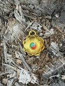 Gold Plated Squash Blossom Pendant