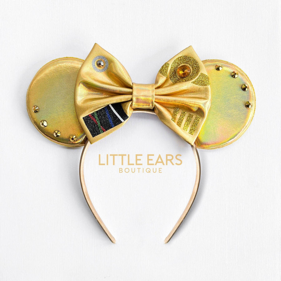 Gold Robot Mickey Ears
