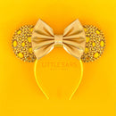 Gold Sparkle Mickey Ears