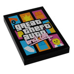 Great Theft Auto: Brick City Video Game Cover (2x3 Tile) - B3 Customs B3 Customs 