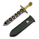 Grim Dagger Dice Case with sheath cover - Choose a color (Dice not included)