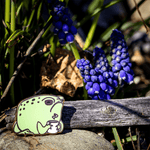 Grumps the Frog | Coffee Club Enamel Pin