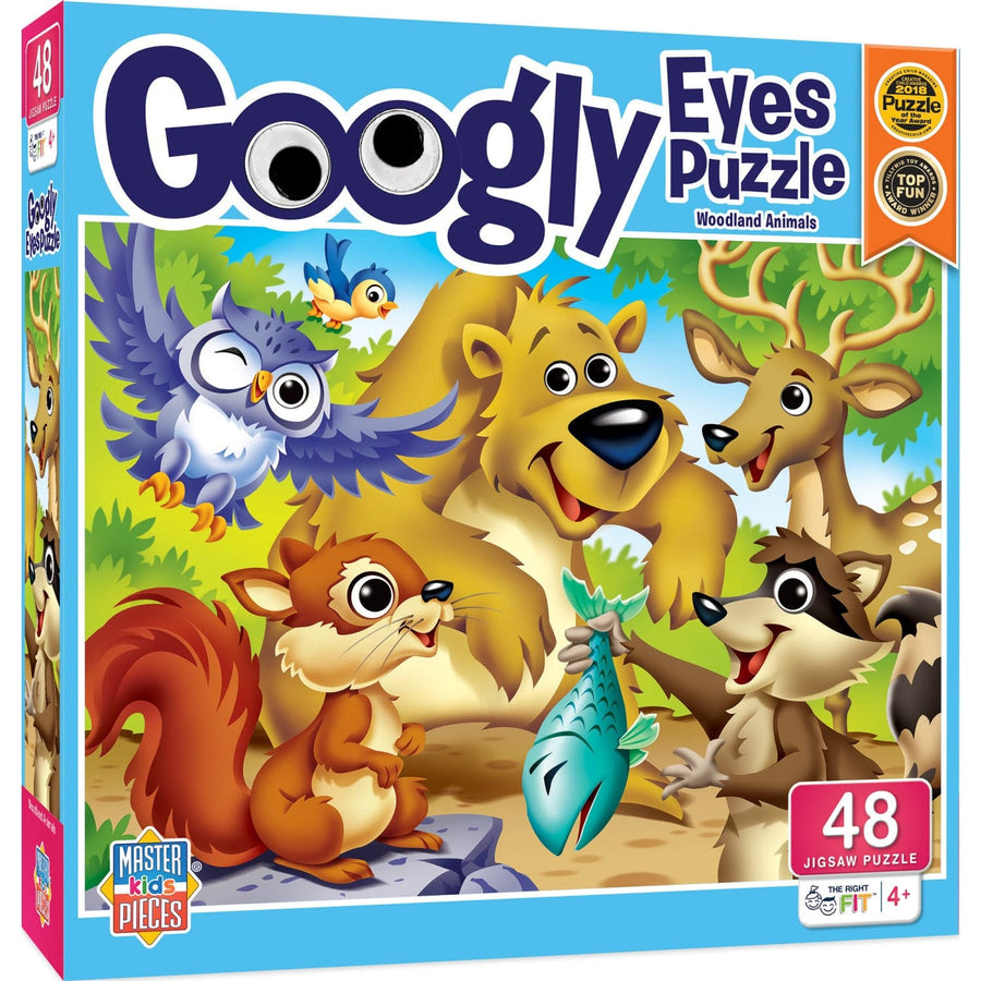 Googly Eyes - Woodland Animals 48 Piece Jigsaw Puzzle