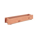 Wooden Decorative Raised Garden Bed for Yard and Window