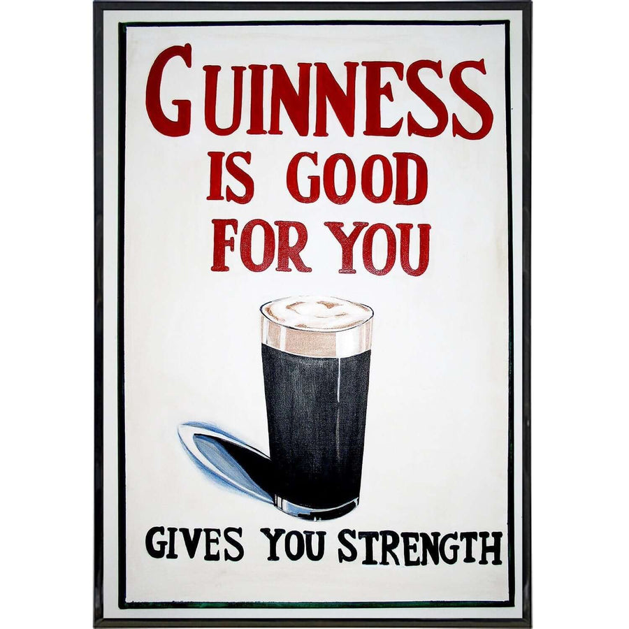 Guinness Gives You Strength Ad Print