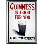 Guinness Gives You Strength Ad Print