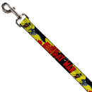 Dog Leash - Classic BATMAN Issue #1 Robin & Batman Cover Pose Yellow/Red