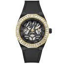 Guess Men's Black Round Dial Analog