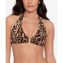 Lauren Ralph Lauren Leopard Print Bikini Top, Size 4