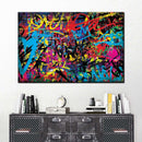 Abstract Graffiti Wall Art