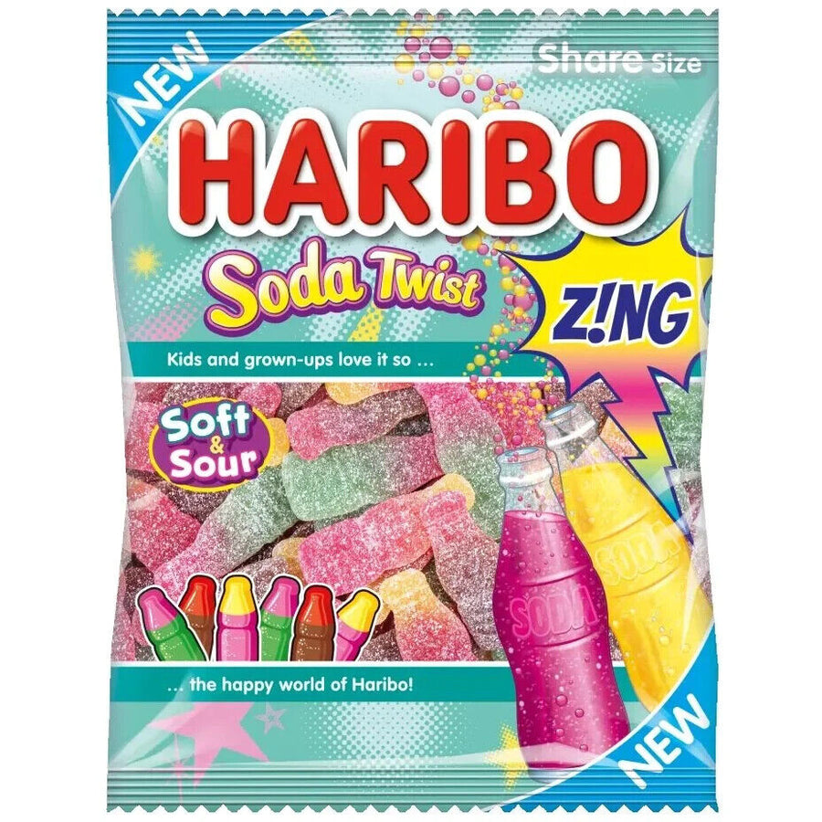 Haribo - Zing Soda Twist (176g) (UK)