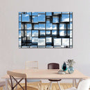 Abstract Square Mirrors Wall Art