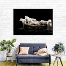 White Wolves Wall Art