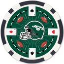 New York Jets 100 Piece Poker Chips