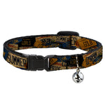 Cat Collar Breakaway - Cali License Plates Stacked Vintage