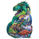 Dinosaur Days - 100 Piece Shaped Jigsaw Puzzle