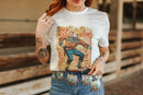 Hell I Won't Vintage Cowboy Graphic Tee