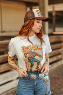 Hell I Won't Vintage Cowboy Graphic Tee