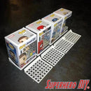 Hexagon Funko Pop Box Floating Shelves | Wall Mount fits Soft Cases or Hard Protectors or Funko Box only | Screws included!