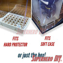 Hexagon Funko Pop Box Floating Shelves | Wall Mount fits Soft Cases or Hard Protectors or Funko Box only | Screws included!
