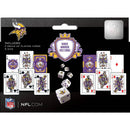 Minnesota Vikings - 2-Pack Playing Cards & Dice Set