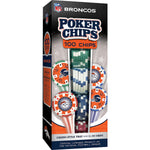 Denver Broncos 100 Piece Poker Chips