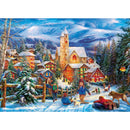 Season's Greetings - Sledding Home 1000 Piece Jigsaw Puzzle