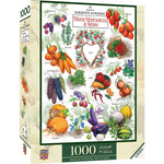 Farmer's Almanac - Fruits, Vegetables, & Herbs 1000 Piece Jigsaw Puzzle