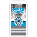 Carolina Panthers 20 Piece Poker Chips