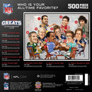 NFL Quarterbacks Club - All-Time Greats 500 Piece Jigsaw Puzzle