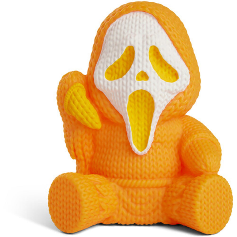 Handmade By Robots Ghost Face Pumpkin Orange Collectible Figure