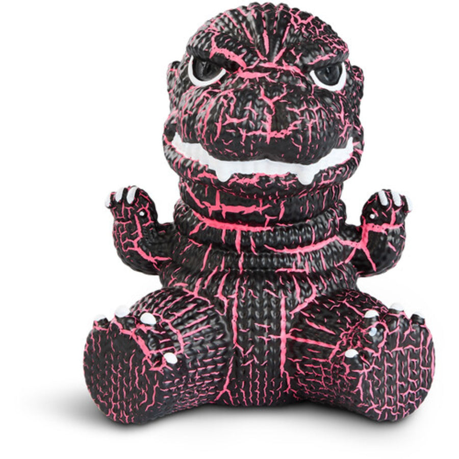 Handmade By Robots Toho Godzilla Pink and Black Crackle Figure
