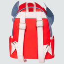 Lilo & Stitch Holiday Santa Stitch Disney EE Exclusive Mini Backpack by Loungefly