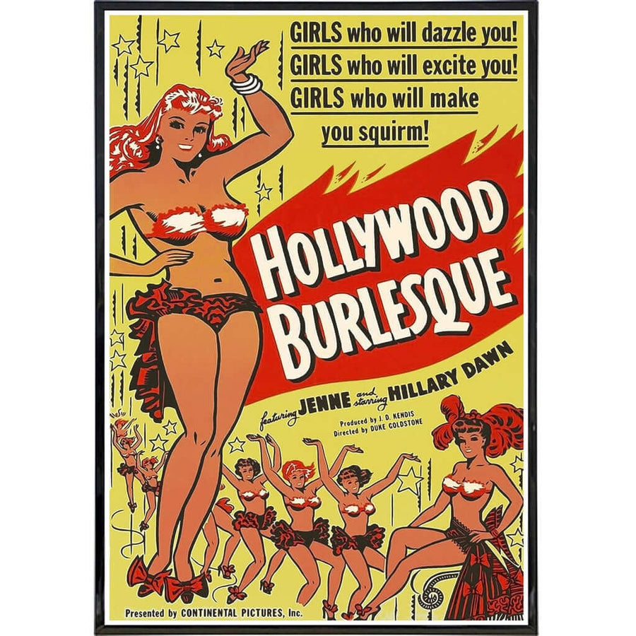 Hollywood Burlesque Film Poster Print Print The Original Underground 