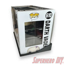 Horizontal Floating Shelf for Funko Pop Boxes | For Sideways Boxes | Includes mounting screws