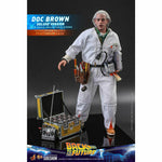 Hot Toys Back to the Future Doc Brown (Deluxe Version) 1:6 Scale Collectible Figure with bonus Plutonium case Action Figure Back to the Future™ 