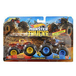 Hot Wheels Monster Trucks 1:64 Demolition Doubles 2-Pk - Spur Moment Vs Steer Clear