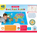 Explorer - World Map 48 Piece Floor Jigsaw Puzzle