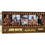 John Wayne Collection - Forever in Film 1000 Piece Panoramic Jigsaw Puzzle