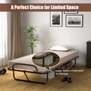 75 x 31.5 Inch Folding Guest Bed with Memory Foam Mattress for Adult