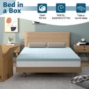 4 Inch Gel Injection Memory Foam Mattress Top Ventilated Mattress Double Bed