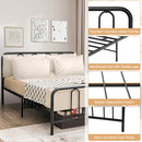 Full/Queen Size Metal Bed Frame with Headboard and Footboard
