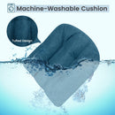 4 Pack 17.5 x 17 Inch U-Shaped Chair Pads with Polyester Cover