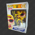 Hulk Hogan signed WWE Funko POP Figure #11 (w/ JSA) Signed By Superstars 