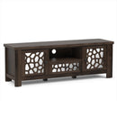 55 Inch Retro TV Stand Media Entertainment Center with Mirror Doors and Drawer