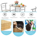 3 pcs Home Kitchen Bistro Pub Dining Table 2 Chairs Set