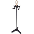 5 Pieces Rustic Heavy Duty Compact Wrought Iron Fireplace Tools Set