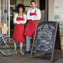 40 Inch Wood A-Frame Sidewalk Wedding Signage Chalkboard