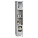 71 Inch Tall Tower Bathroom Storage Cabinet and Organizer Display Shelves for Bedroom